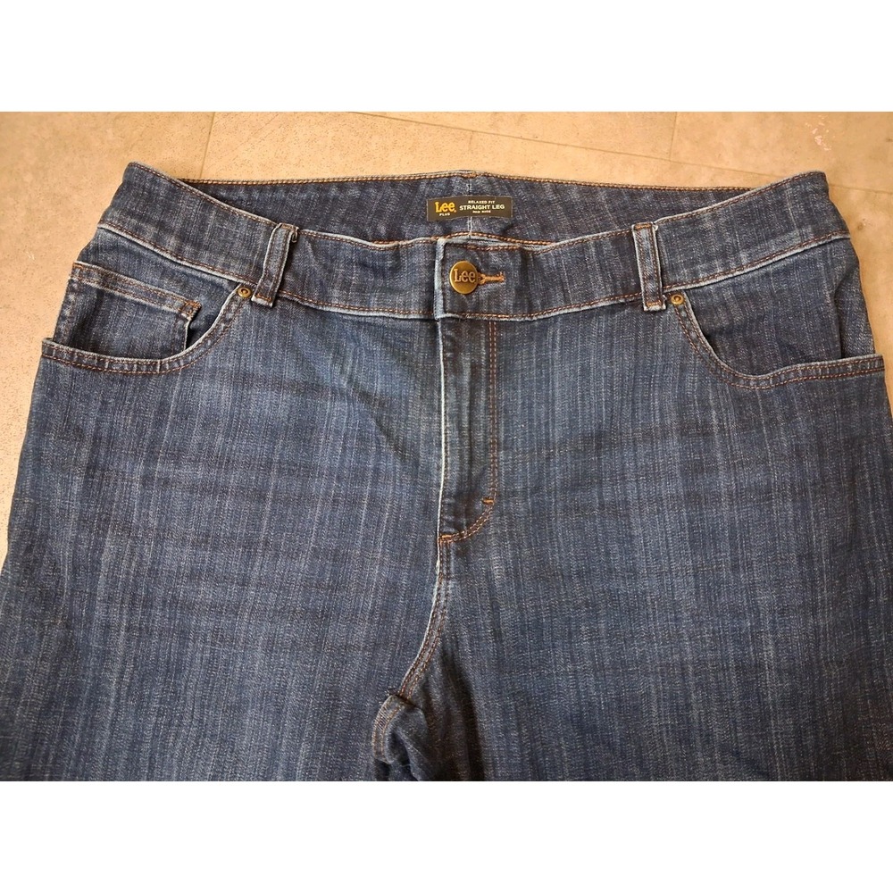 Lee Midrise Straight Leg Relaxed Fit Size 18 Western Cowgirl - Picture 4 of 10